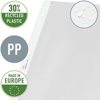 Showtas Leitz Premium copy safe 0.13mm 4-gaats PP A4 transparant 100 stuks-3