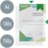 Insteekmap L-model Leitz Premium copy safe 0.15mm PVC A4 transparant 100 stuks-4