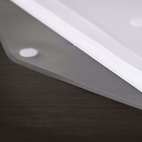 Enveloptas Europel A3 435x310mm dwars PP transparant wit-2