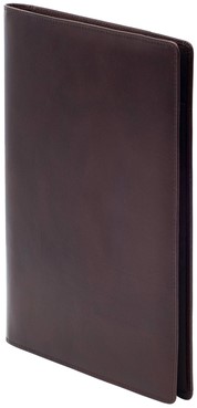 Schrijfmap van der Spek A4 buffelleer bruin-2