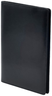 Schrijfmap van der Spek A4 buffelleer zwart-2