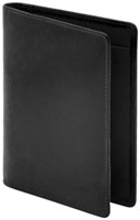 Schrijfmap van der Spek A6 buffelleer zwart-2