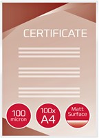 Lamineerhoes GBC A4 2x100micron mat 100 stuks-2