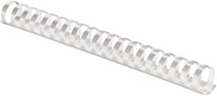 Bindrug Fellowes 19mm 21rings A4 wit 100 stuks-2