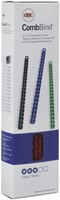 Bindrug GBC 10mm 21rings A4 blauw 100 stuks