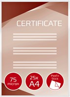 Lamineerhoes GBC A4 zelfklevend 2x75micron 25 stuks-2