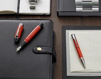 Balpen Parker Duofold Classic Vintage big lacquer red CT medium-2