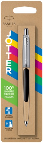 Balpen Parker Jotter Original black CT medium blister à 1 stuk