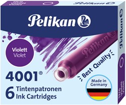 Inktpatroon Pelikan 4001 violet 6 stuks