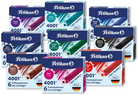 Inktpatroon Pelikan 4001 zwart 6 stuks-2