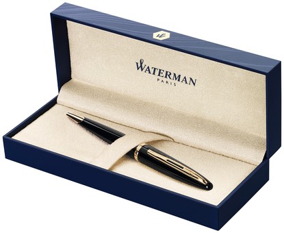 Balpen Waterman Carene Sea black GT medium-3