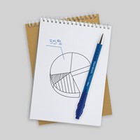 Balpen Paper Mate Flexgrip Ultra medium blauw blister à 5 stuks-2