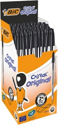 Balpen Bic Cristal medium zwart