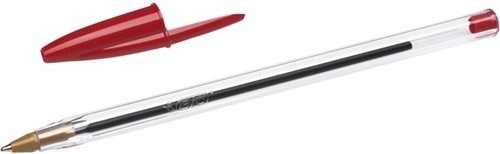 Balpen Bic Cristal medium rood-3
