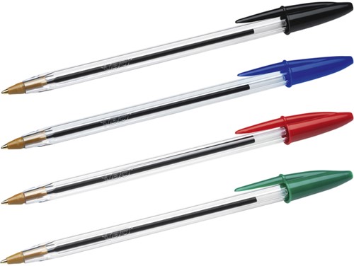 Balpen Bic Cristal medium groen-2