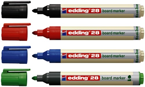Whiteboardmarker edding 28 EcoLine rond 1.5-3mm groen-2