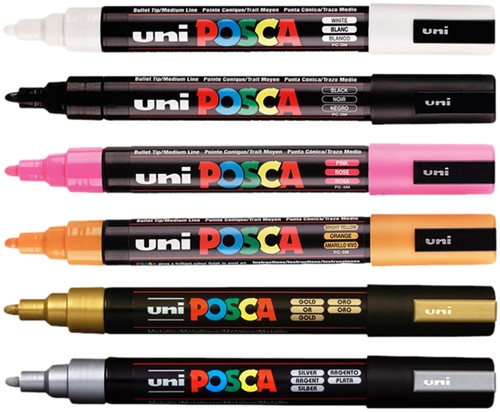 Paintmarker Uni POSCA PC5M medium goud-2