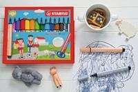 Viltstift STABILO Trio Scribbi 368/8 assorti etui à 8 stuks-3