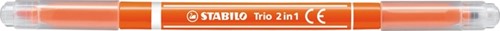 Viltstift STABILO Trio 2 in 1 assorti etui à 10 stuks-3