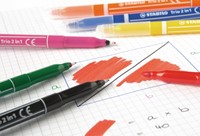 Viltstift STABILO Trio 2 in 1 assorti etui à 10 stuks-1