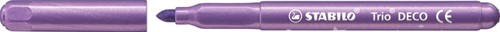 Viltstift STABILO Trio deco metallic assorti etui à 8 stuks-2