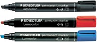 Viltstift Staedtler Lumocolor 350 permanent schuin rood-2
