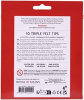 Viltstift Bruynzeel Kids Triple set à 10 kleuren-3