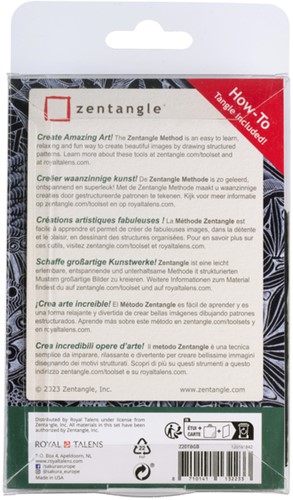 Tekenset Sakura Zentangle set à 20 patronen zwart-2