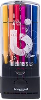 Fineliner Bruynzeel Teens etui à 12 kleuren