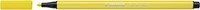 Viltstift STABILO Pen 68/024 medium neon geel