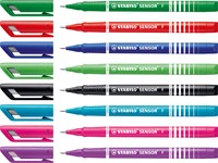 Fineliner STABILO Sensor 189/8 fijn assorti etui à 8 stuks-2