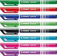 Fineliner STABILO Sensor 189/8 fijn assorti etui à 8 stuks-3