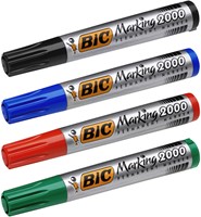 Viltstift Bic 2000 ecolutions rond large rood-3