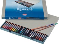 Aquarelpotlood Bruynzeel Design met luxe bewaardoos set à 24 kleuren