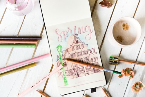 Kleurpotloden Bruynzeel 8835 Design aquarel 24stuks assorti-2