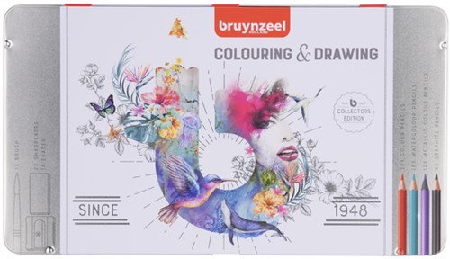 Tekenset Bruynzeel Creatives set à 70 delen