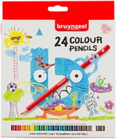 Kleurpotlood Bruynzeel Kids set à 24 kleuren