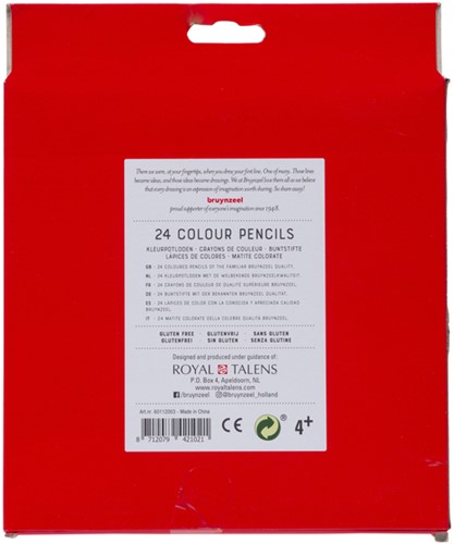 Kleurpotloden Bruynzeel Kids blister à 24 stuks assorti-3
