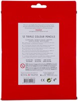 Kleurpotlood Bruynzeel Kids Triple set à 12 kleuren-3