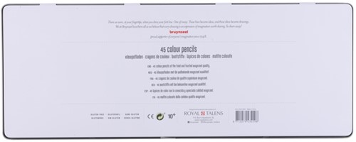 Kleurpotloden Bruynzeel papegaai blik à 45 stuks assorti-3