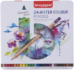 Aquarelpotlood Bruynzeel Expression set à 24 stuks assorti