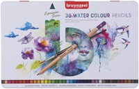Aquarelpotlood Bruynzeel Expression blik à 36 kleuren