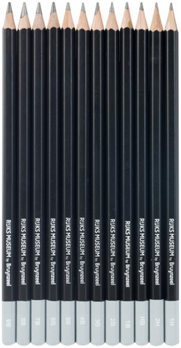 Potloden Bruynzeel Rembrandt diverse hardheden blik à 12 stuks-2