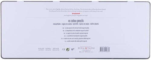 Kleurpotlood Bruynzeel schildpad set à 45 stuks assorti-3