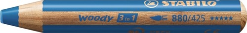 Kleurpotloden STABILO 880 woody 3 in 1 Arty incl puntenslijper ass 6st-2