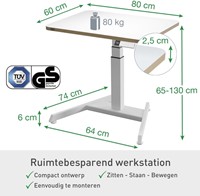 Zit-Sta bureau Leitz Ergo Elektrisch compact-10