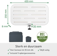 Bureau ophangbord Leitz Ergo klein-7