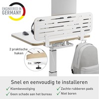 Bureau ophangbord Leitz Ergo met laptophouder-5