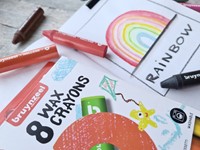 Waskrijt Bruynzeel Kids Pocoyo set à 8 kleuren-1