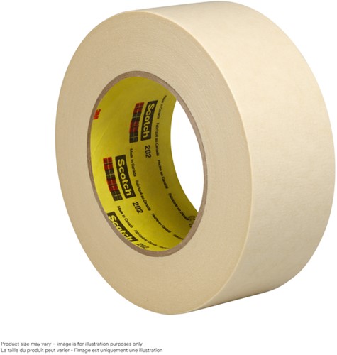 Afplaktape Scotch 202 18mmx50m crêpe beige